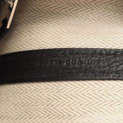 Pre Owned Hermes Garden Party 36 Black Negonda Leather Tote Bag