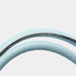 Pre Owned Hermes Garden Party 36 Blue Atoll Country Leather Tote Bag