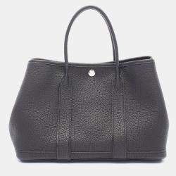 Hermes Garden Party TPM Black T  Negonda Leather Bag