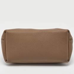 Pre Owned Hermes Etoupe Togo and Swift Leather Gold Finish 24/24 29 Bag