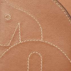 Hermes Gold Swift Leather Horse MagSafe Card Holder