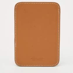 Hermes Gold Swift Leather Horse MagSafe Card Holder