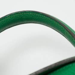 Pre Owned Hermes Bambou Togo Leather Palladium Finish Kelly Retourne 28 Bag