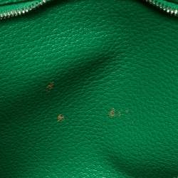 Pre Owned Hermes Bambou Togo Leather Palladium Finish Kelly Retourne 28 Bag