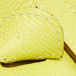 Pre Owned Hermès Lime Epsom Leather Evelyne III PM Bag