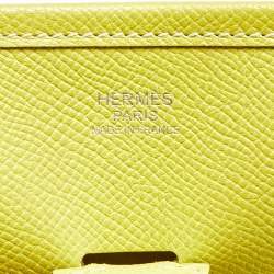 Pre Owned Hermès Lime Epsom Leather Evelyne III PM Bag