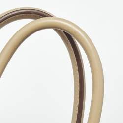 Pre Owned Hermes Beige Swift Leather Gold Finish Birkin 35 Bag