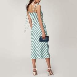 Pre Owned Hermes Bleu Navy Swift Leather Tohubohu Pouch MM Bag