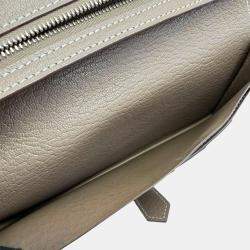Pre Owned Hermes Bearn Taupe Epsom Leather Wallet