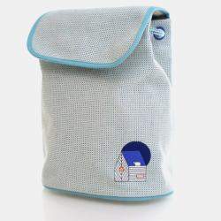 Pre Owned Hermes Les Cabanes Marine H Canvas Backpack