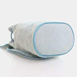 Pre Owned Hermes Les Cabanes Marine H Canvas Backpack