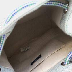 Pre Owned Hermes Les Cabanes Marine H Canvas Backpack