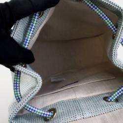 Pre Owned Hermes Les Cabanes Marine H Canvas Backpack