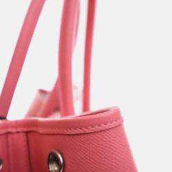 Pre Owned Hermes Garden Party 36 Pink Rose Azalee Epsom Leather Tote Bag
