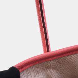 Pre Owned Hermes Garden Party 36 Pink Rose Azalee Epsom Leather Tote Bag