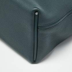 Pre Owned Hermès Vert Cypress Togo and Swift Leather Gold Finish 24/24 29 Bag