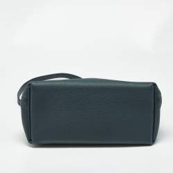 Pre Owned Hermès Vert Cypress Togo and Swift Leather Gold Finish 24/24 29 Bag