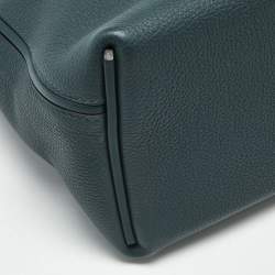 Pre Owned Hermès Vert Cypress Togo and Swift Leather Gold Finish 24/24 29 Bag