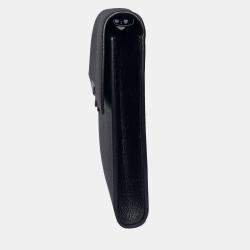 Pre Owned Hermes Portefeuille-Sac Clic 16 Veau Epsom 89 Noir in PHW