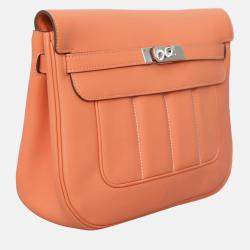 Pre Owned Hermes Berline 28 Leather Bag