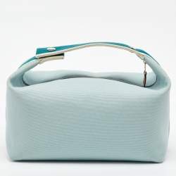 Pre Owned Hermes Eucalyptus Toile H Canvas Large Bride-a-Brac Case