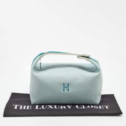 Pre Owned Hermes Eucalyptus Toile H Canvas Large Bride-a-Brac Case