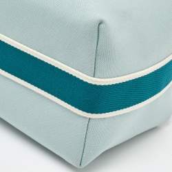 Pre Owned Hermes Eucalyptus Toile H Canvas Large Bride-a-Brac Case