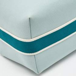 Pre Owned Hermes Eucalyptus Toile H Canvas Large Bride-a-Brac Case