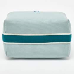 Pre Owned Hermes Eucalyptus Toile H Canvas Large Bride-a-Brac Case