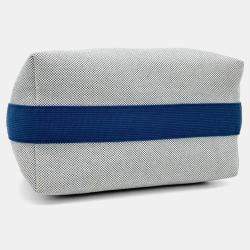 Pre Owned Hermes Grey Fabric Cabriolet Bride A Brac Case