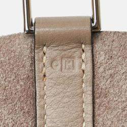 Pre Owned Hermes Picotin 18 Etoupe Grey Taurillon Clemence Handbag