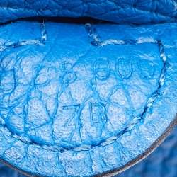 Pre Owned Hermès Bleu France Taurillon Clemence Leather Evelyne TPM Bag