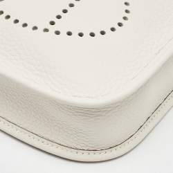 Pre Owned Hermès Gris Pale Taurillon Clemence Leather Evelyne TPM Bag