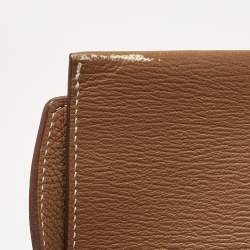 Pre Owned Hermes Gold Togo Leather Palladium Finished Eribelt Bag