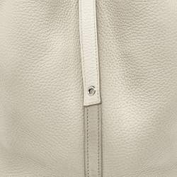 Pre Owned Hermès Craie Clemence Leather Picotin Lock 22 Bag