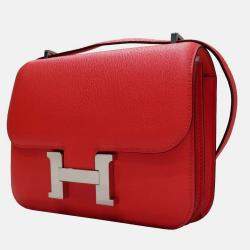 Pre Owned Hermes Constance 18 Mini Epsom Leather Shoulder Bag