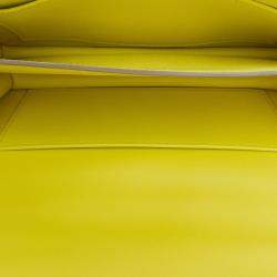 Pre Owned Hermes Constance Elan 25 Soufre Epsom Leather Shoulder Bag