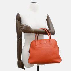 Pre Owned Hermes Bolide 31 Capucines Taurillon Clemence Satchel Bag
