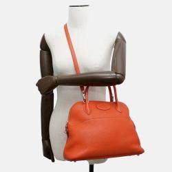Pre Owned Hermes Bolide 31 Capucines Taurillon Clemence Satchel Bag