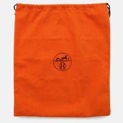 Pre Owned Hermes Golf Tee Navy Fjord Leather Shoulder Bag