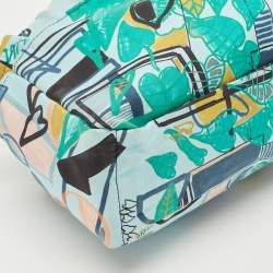 Pre Owned Hermes Gold Musardine Silk and Barenia Leather Fourbi 20 Pouch