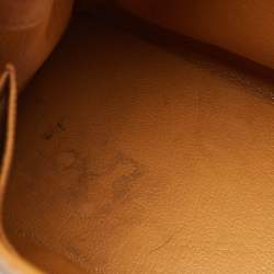 Pre Owned Hermes Rouge H/Rouge Vif/Naturel Box Leather Gold Finish Kelly Sellier 32 Bag