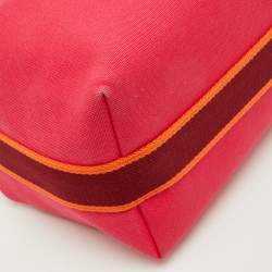 Pre Owned Hermes Hibiscus Toile H Canvas Large Bride-a-Brac Model Case