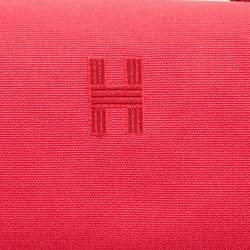 Pre Owned Hermes Hibiscus Toile H Canvas Large Bride-a-Brac Model Case
