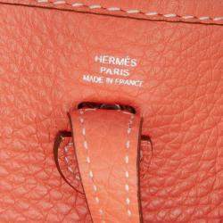 Pre Owned Hermes Evelyne TPM Clemence Leather Crossbody Bag