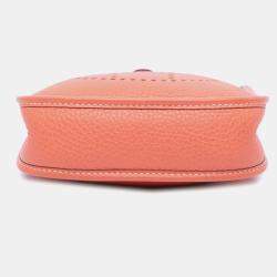 Pre Owned Hermes Evelyne TPM Clemence Leather Crossbody Bag