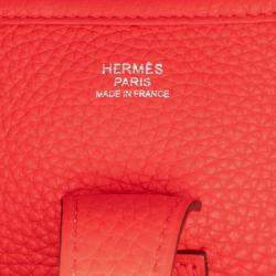 Pre Owned Hermes Evelyne III PM 29 Clemence Leather Crossbody Bag