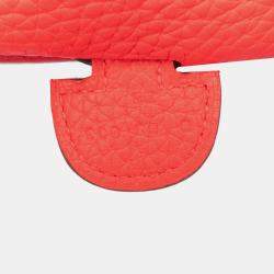 Pre Owned Hermes Evelyne III PM 29 Clemence Leather Crossbody Bag