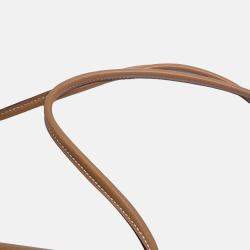 Pre Owned Hermes Shoulder Pouch Gold Box Calf Leather