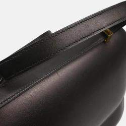 Pre Owned Hermes Constance 23 Black Box Calf Shoulder Bag
